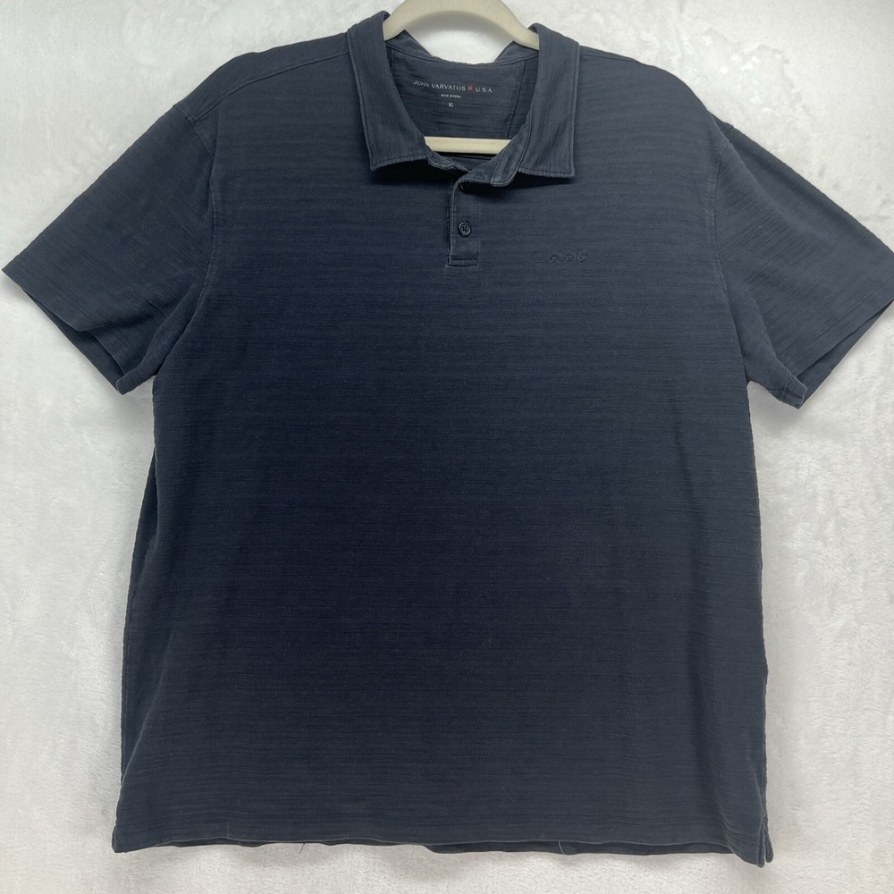 John Varvatos USA Polo Men's Sz XL Black‎